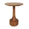 Brown Mango Wood Handmade Accent Table with Elevated Bases Set